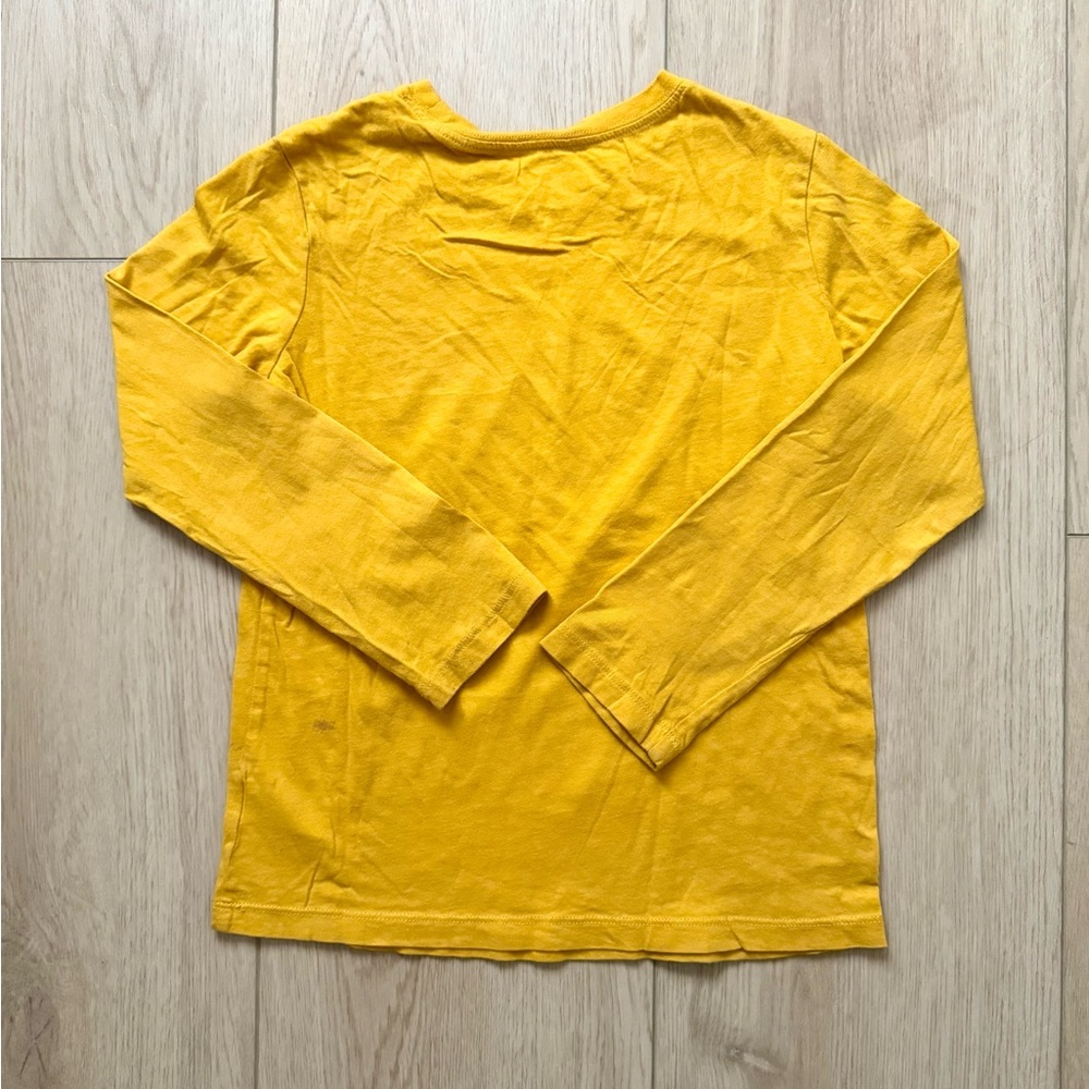 OshKosh B'gosh Yellow and Black Long Sleeve Tee Skate Crew - Picture 2 of 2